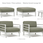 Gesso frame / Timo cushions