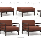 Terra frame / Cannella cushions