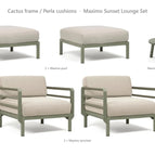 Cactus frame / Perla cushions