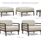 Terra frame / Perla cushions