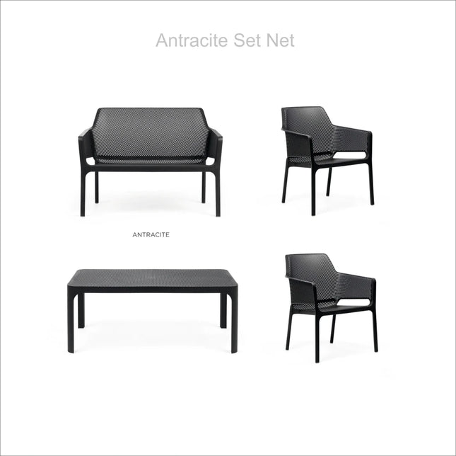 Nardi Net 4 Seater Garden Furniture Set - hospitality