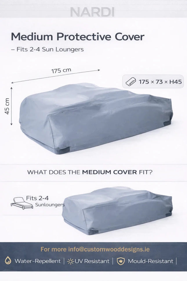 Nardi Outdoor Furniture Covers M fits 2-4 sunloungers - hospitality