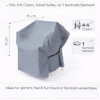 S (4/6 chairs / 1 Komodo element)