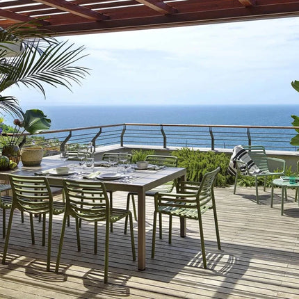 Nardi Premium 8-Seater Outdoor Dining Set - Italian Design Elegance - hospitality