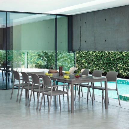 Nardi Rio Table 2.1m extensible to 2.8m - hospitality