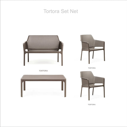 Nardi Net 4 Seater Garden Furniture Set