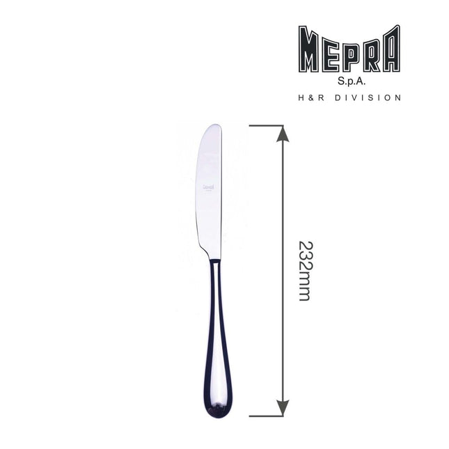 Natura table knife- solid handle - hospitality