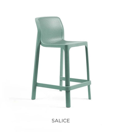 Net Stool Mini Outdoor Bar Stool by Nardi - hospitality