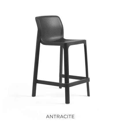 Net Stool Mini Outdoor Bar Stool by Nardi - hospitality