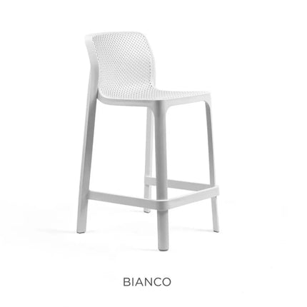Net Stool Mini Outdoor Bar Stool by Nardi - hospitality
