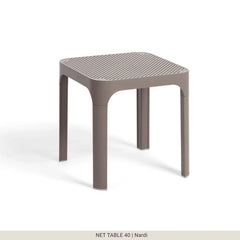 Nardi Net Table 40 Outdoor Side Table — contract outdoor side table for hotels & restaurants, Ireland