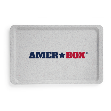 Nevada Polyester tray for self-service restaurants, AmerBox, GN 1/1, granite, 530x325mm, Rectangular - hospitality