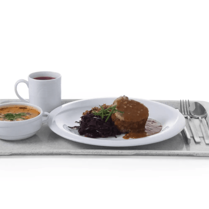 Nevada Polyester tray for self-service restaurants, AmerBox, GN 1/1, granite, 530x325mm, Rectangular - hospitality