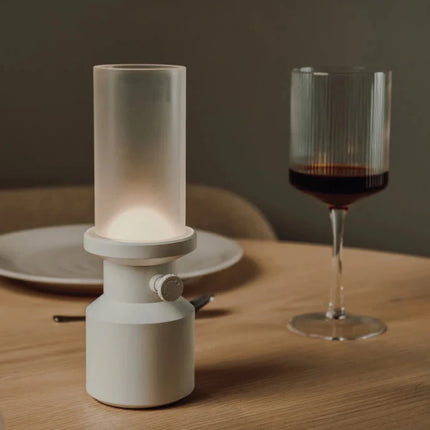 Niori RCS Table Lamp From The RCS Collection In Premium Alloy And Glass Rechargeable USB C Dimmer - hospitality