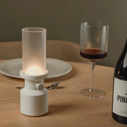 Niori RCS Table Lamp From The RCS Collection In Premium Alloy And Glass Rechargeable USB C Dimmer - hospitality