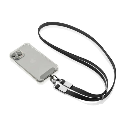 Nivo RCS recycled PET Crossbody lanyard - hospitality