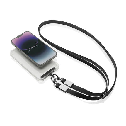 Nivo RCS recycled PET Crossbody lanyard - hospitality
