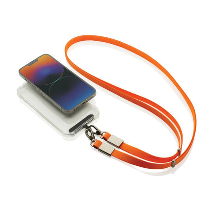 Nivo RCS recycled PET Crossbody lanyard - hospitality