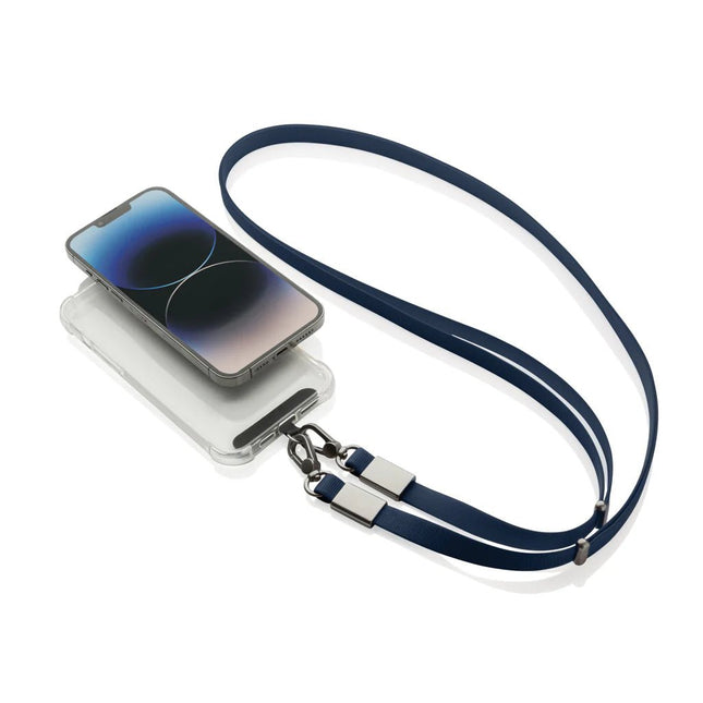 Nivo RCS recycled PET Crossbody lanyard - hospitality