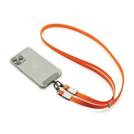Nivo RCS recycled PET Crossbody lanyard - hospitality