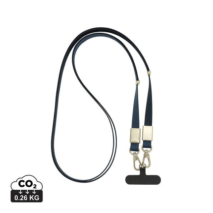 Nivo RCS recycled PET Crossbody lanyard - hospitality
