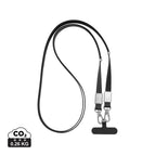 rPET,Zinc alloy / black / 60 x 1.7 x 0.6 cm