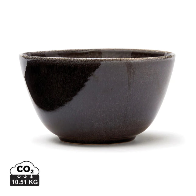 Nomimono Collection Handcrafted Stoneware Bowl 21 Cm With Triple Glazed Finish Exquisite Craft - hospitality