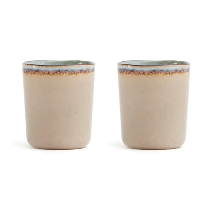 Nomimono Collection Stoneware Mugs Set Two Handcrafted - hospitality
