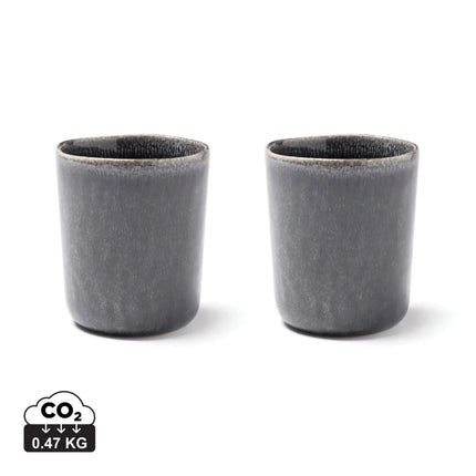 Nomimono Collection Stoneware Mugs Set Two Handcrafted - hospitality