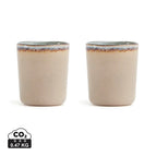 Stoneware / beige / 8 x 8 x 10 cm