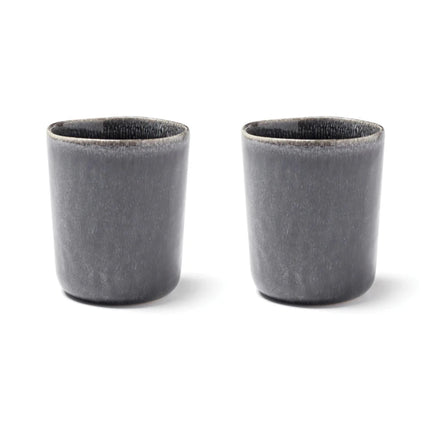 Nomimono Collection Stoneware Mugs Set Two Handcrafted - hospitality