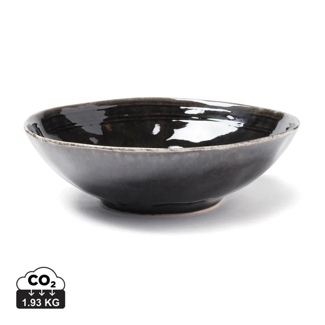 Nomimono Deep Stoneware Bowl 30cm Handcrafted Tableware For Hospitality And Gifting Signature Collection - hospitality