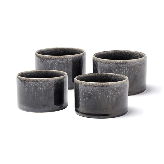 Nomimono Mini Four Piece Stoneware Bowl Set From The Exclusive Nomimono Collection With Triple Glaze - hospitality