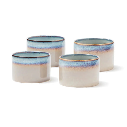 Nomimono Mini Four Piece Stoneware Bowl Set From The Exclusive Nomimono Collection With Triple Glaze - hospitality
