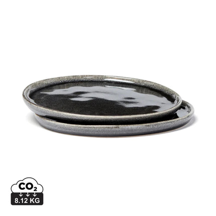 Nomimono Stoneware Plate Pair 26.5cm Atelier Collection - hospitality