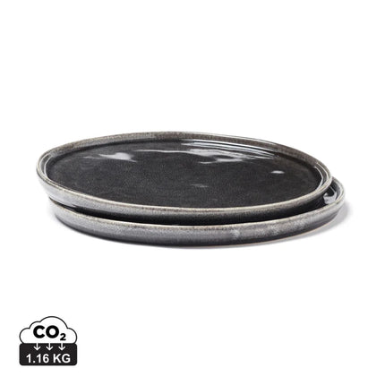 Nomimono Stoneware Plates Set In Earth Tones - hospitality