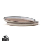 Stoneware / beige / 20 x 20 x 1 cm