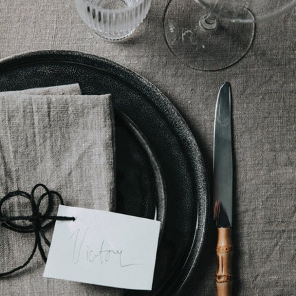 Nomimono Stoneware Plates Set In Earth Tones - hospitality