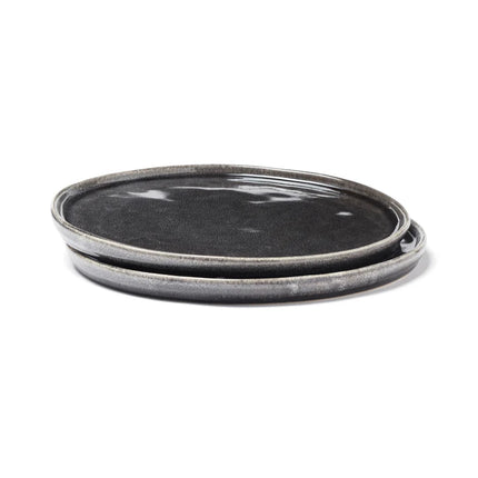 Nomimono Stoneware Plates Set In Earth Tones - hospitality