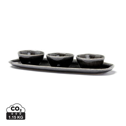 Nomimono Stoneware Serving Set Handcrafted Collection - hospitality