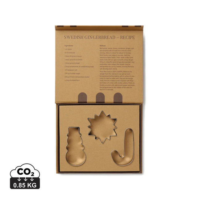 Nordic Collection Handcrafted Stainless Cookie Cutter Set - hospitality