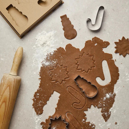 Nordic Collection Handcrafted Stainless Cookie Cutter Set - hospitality