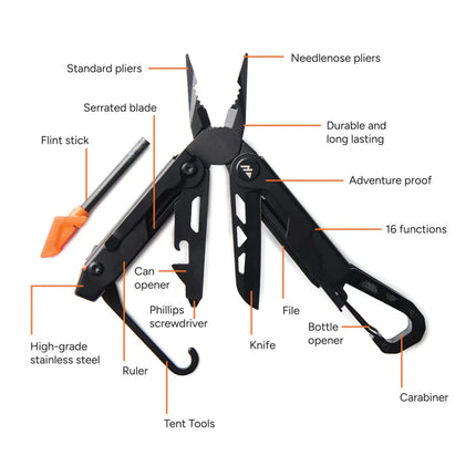 Nordic Drift Adventure Multi-function Pliers - hospitality