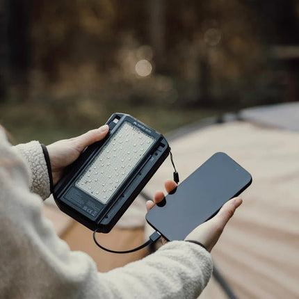 Nordic Drift Titan 10.000mAh solar powerbank with 3 panels - hospitality