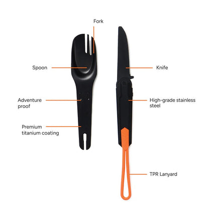 Nordic Drift Trail 4 in 1 outdoor cutlery - hospitality