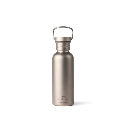 Nordic Drift Trail Ultra Light Titanium 600ml Water Bottle - hospitality
