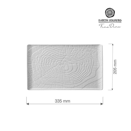 Nordic - rectangular plate 335x205mm - hospitality