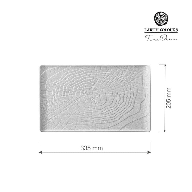 Nordic - rectangular plate 335x205mm - hospitality