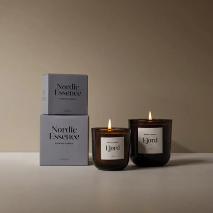 Nordis Essence Hand Poured Scented Candle Small One Hundred Percent Soy Wax Nordic Collection - hospitality