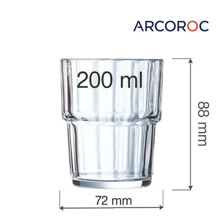 Norvege Lowball Glass 200ml - Professional Grade Glassware For Commercial Kitchens And Institutions - hospitality